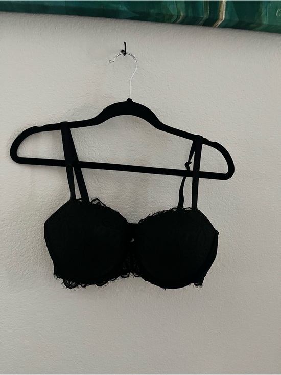 PINK Victoria's Secret Other - PINK Victoria's Secret Black Lace Push-Up Bra